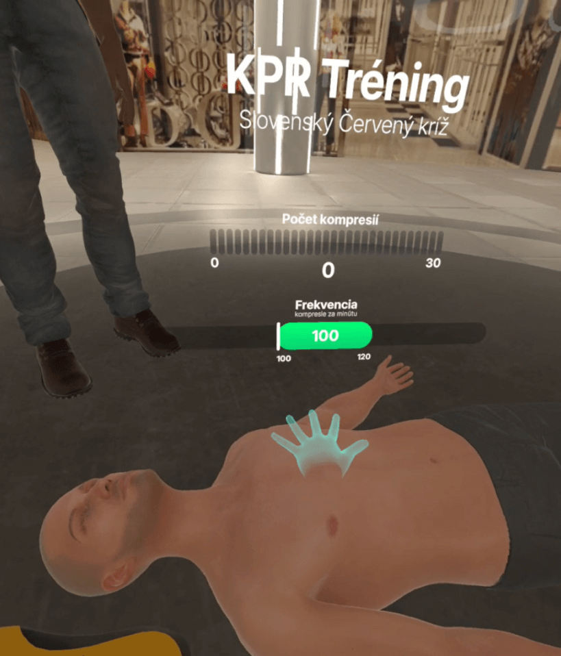 VR CPR Training • Slovak Red Cross