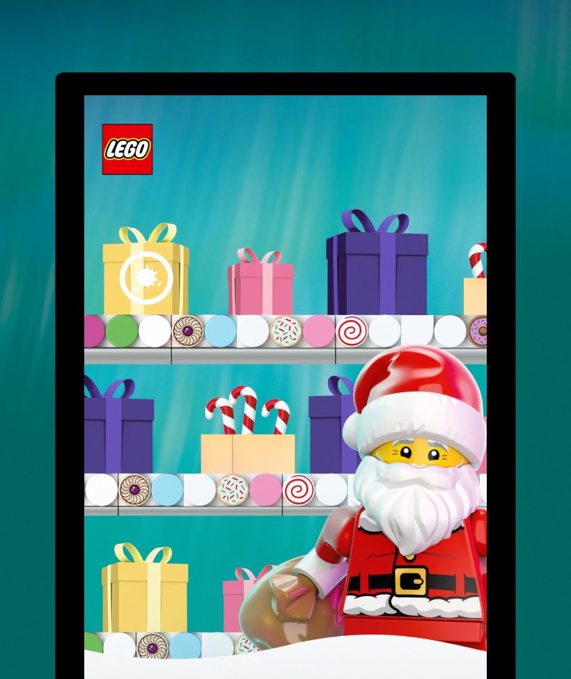 Christmas Interactive Screen Experience • LEGO