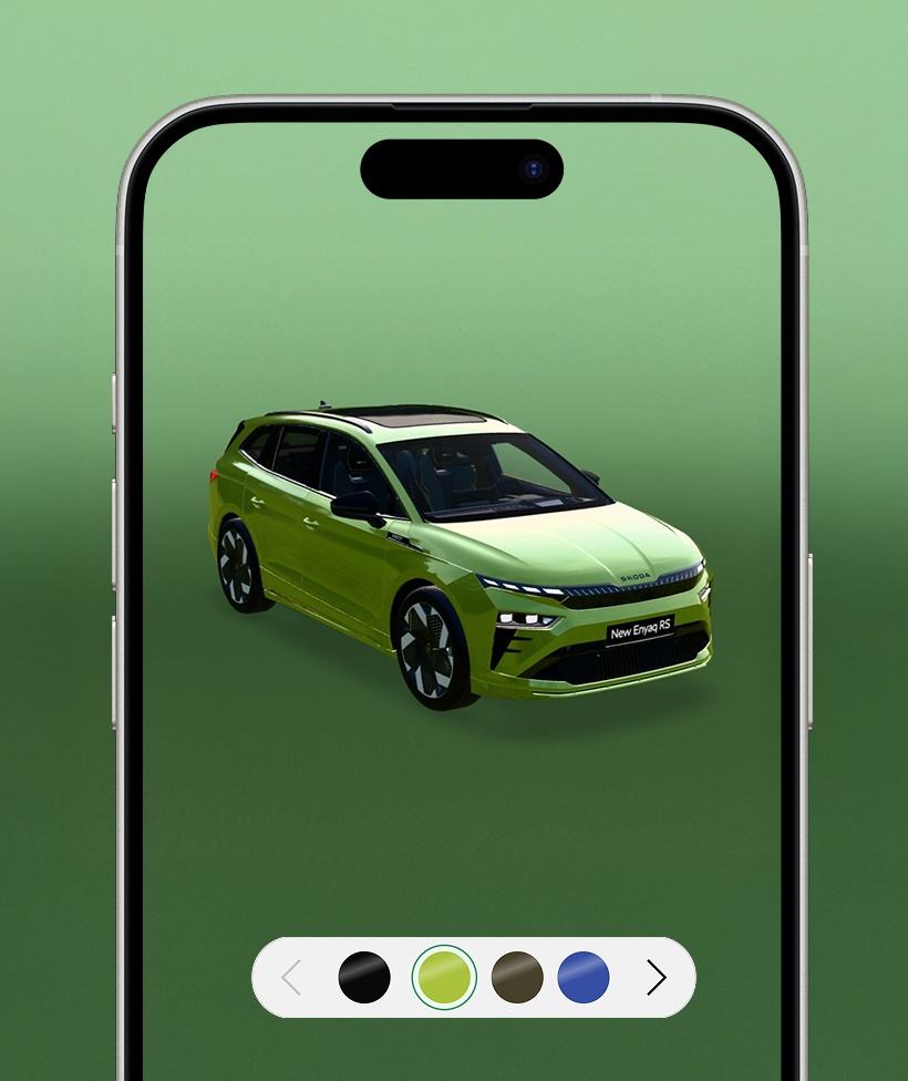 Enyaq RS 3D Configurator & AR Experience • Škoda