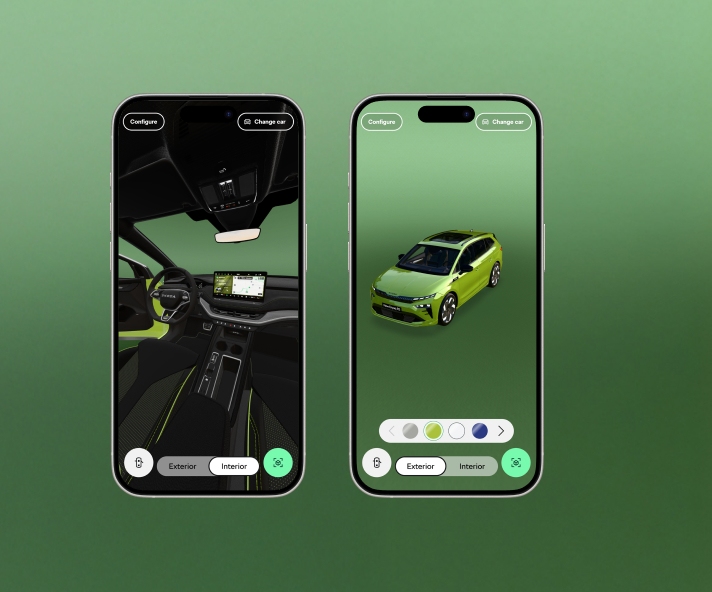 Škoda Enyaq RS 3D Configurator & AR Experience