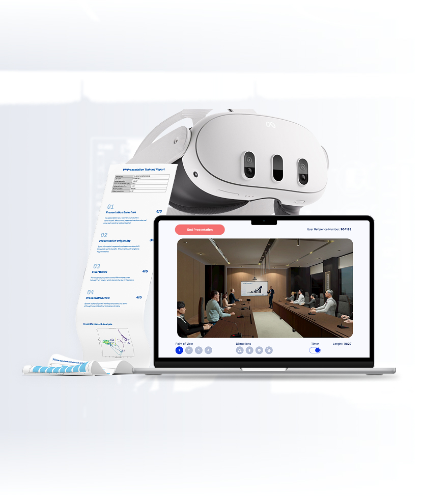 VR PRESENTATION SKILLS TRAINING • ČPP