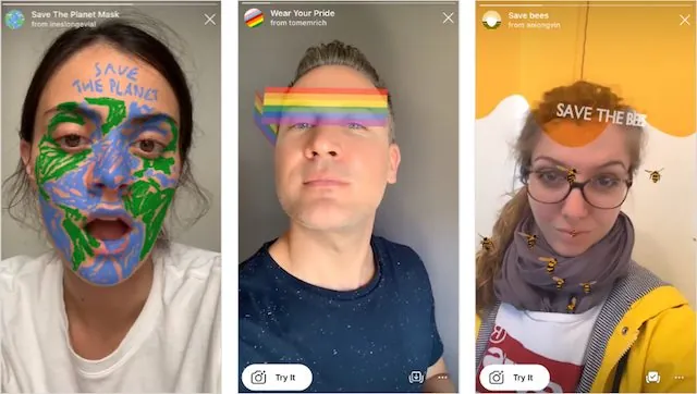 Instagram a Facebook filtry pro vaši kampaň