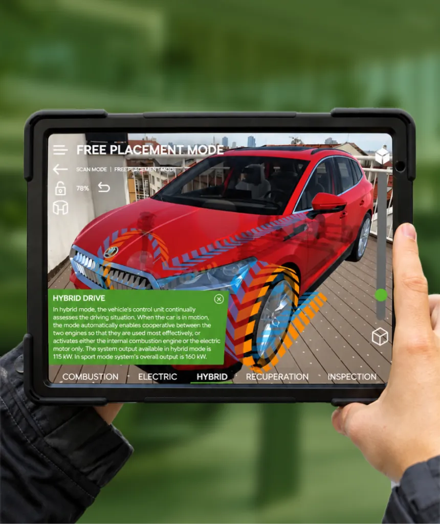 AR Presentation of Electromobility • ŠKODA