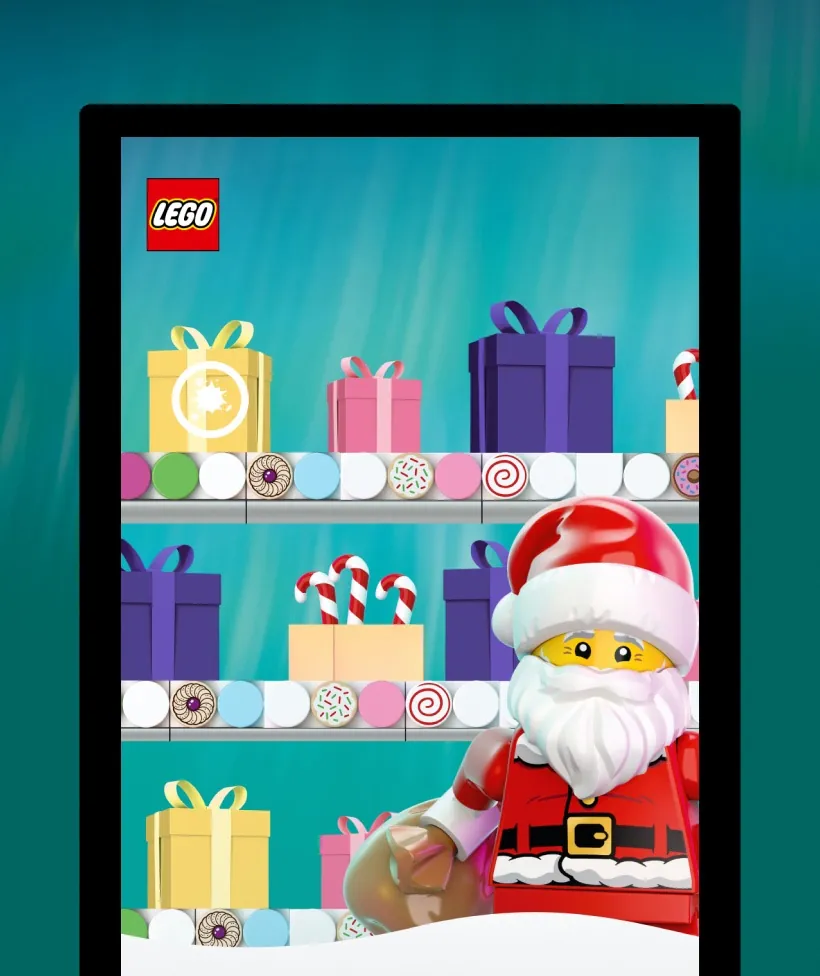 Christmas Interactive Screen Experience • LEGO®