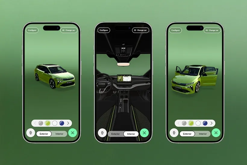 Škoda Enyaq RS 3D Configurator & AR Experience